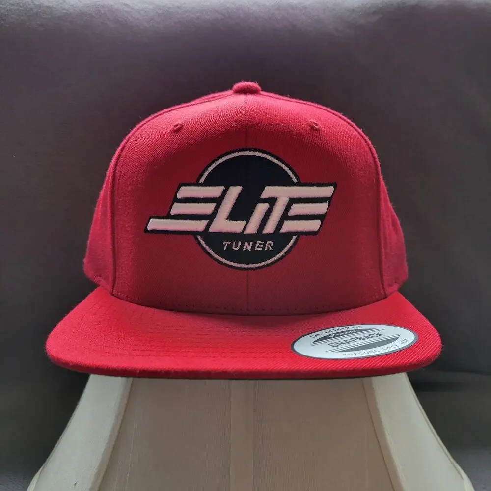 ELITE TURNER Hat Cap Red One Size Adjustable Embroidery Custom Car Show Events
